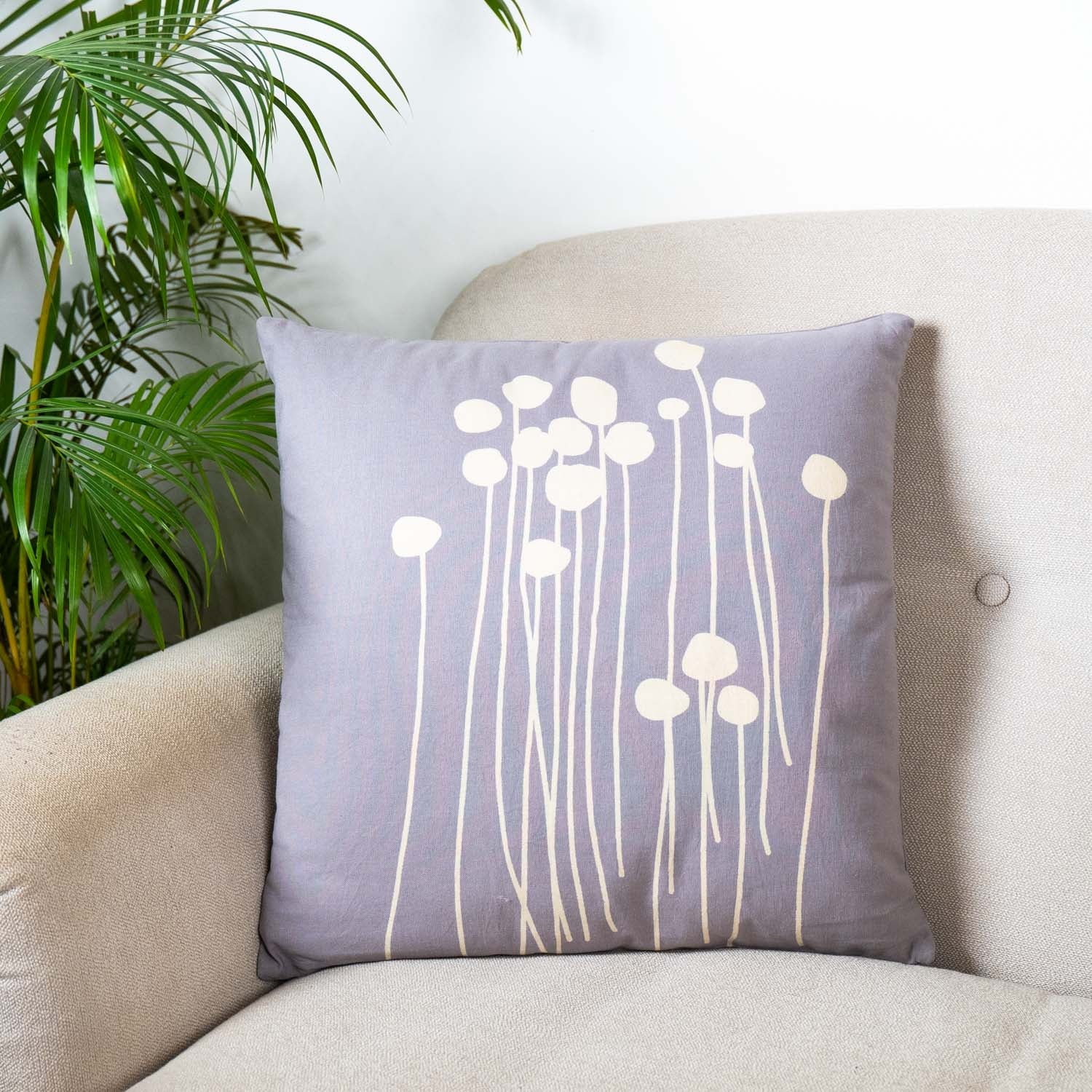 Lavender Bloom Cushion Cover