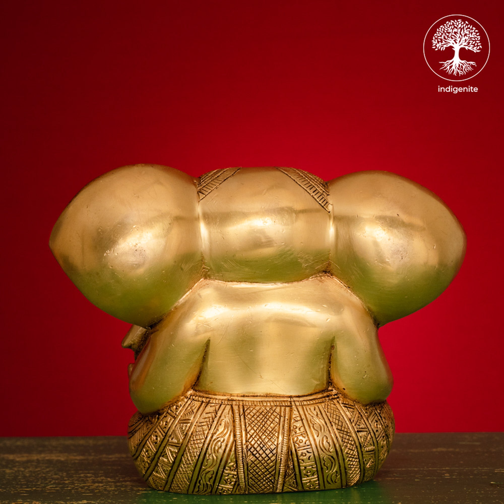 Lord Ganesh - Brass Statue | 5 Inch