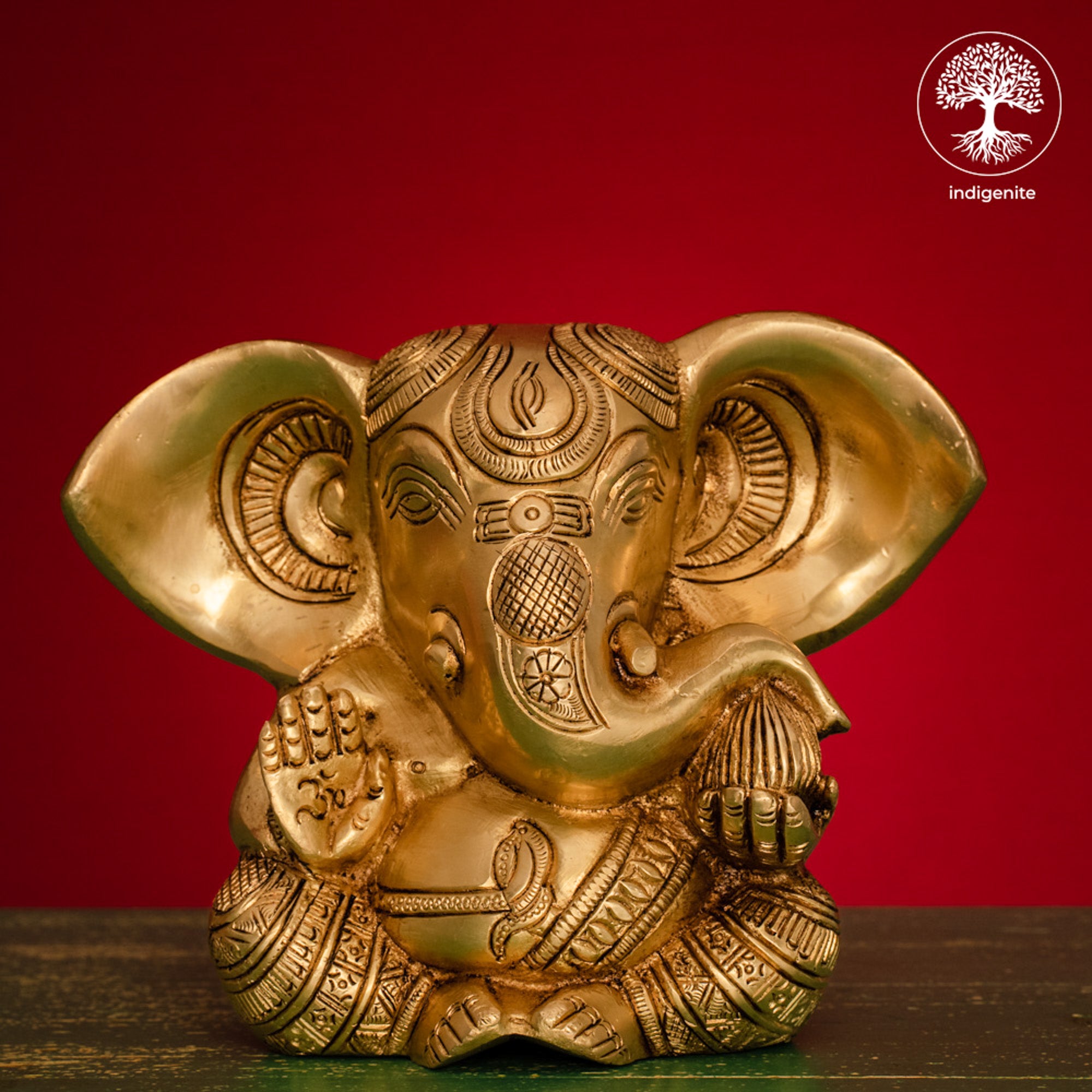 Lord Ganesh - Brass Statue | 5 Inch