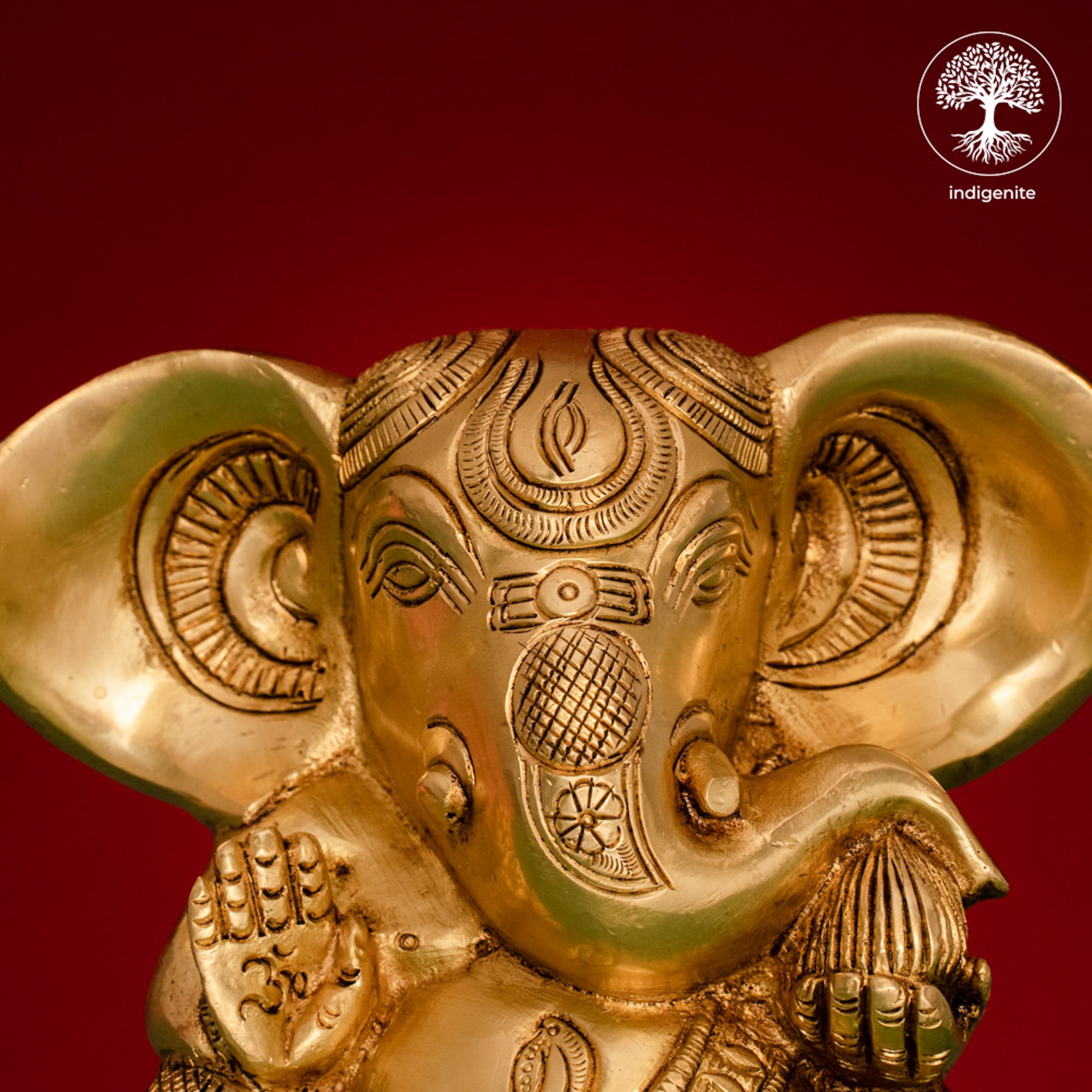 Lord Ganesh - Brass Statue | 5 Inch