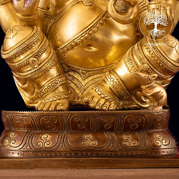 Lord Ganesh Idol - Brass Statue