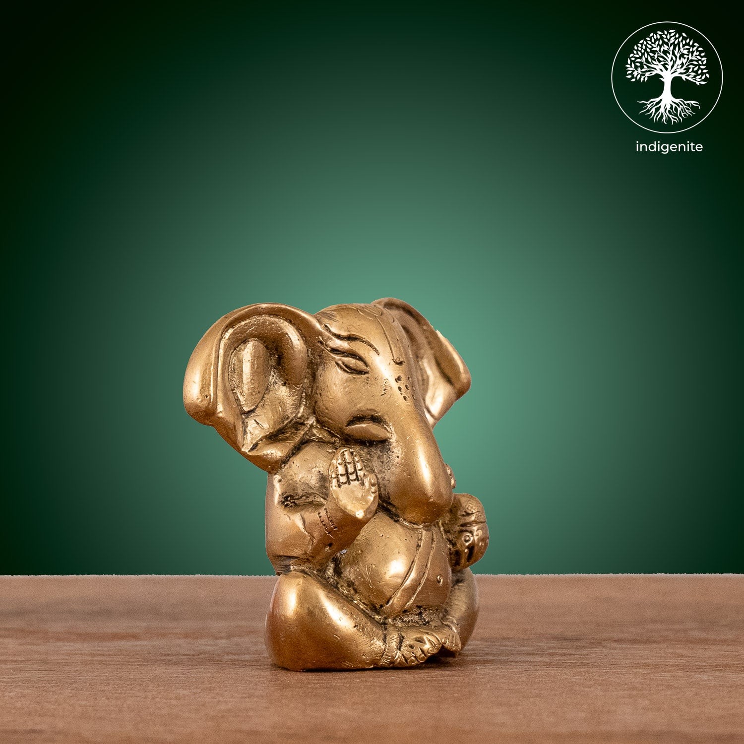Lord Ganesh Idol - Brass Statue | 2.5 Inch
