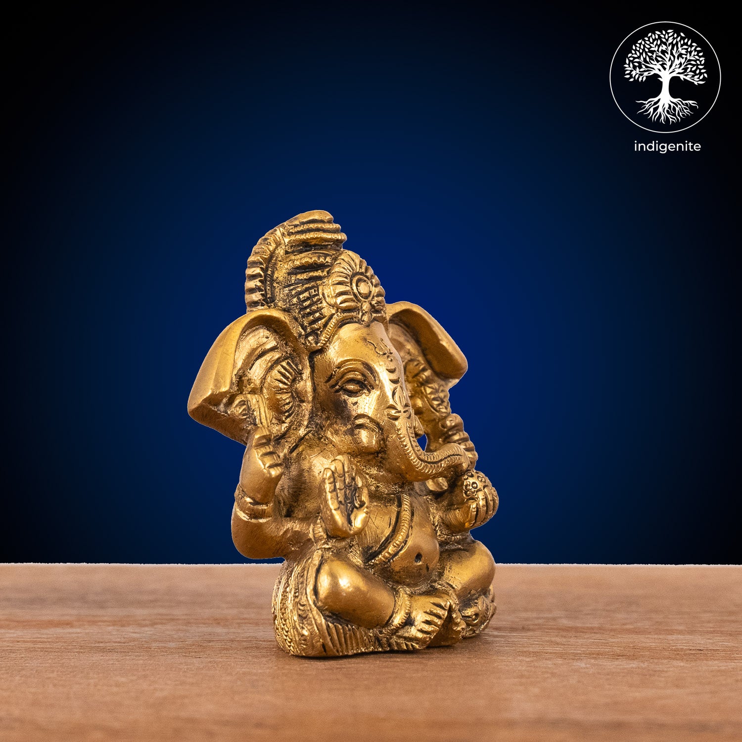 Lord Ganesh Idol - Brass Statue | 3.5 Inch