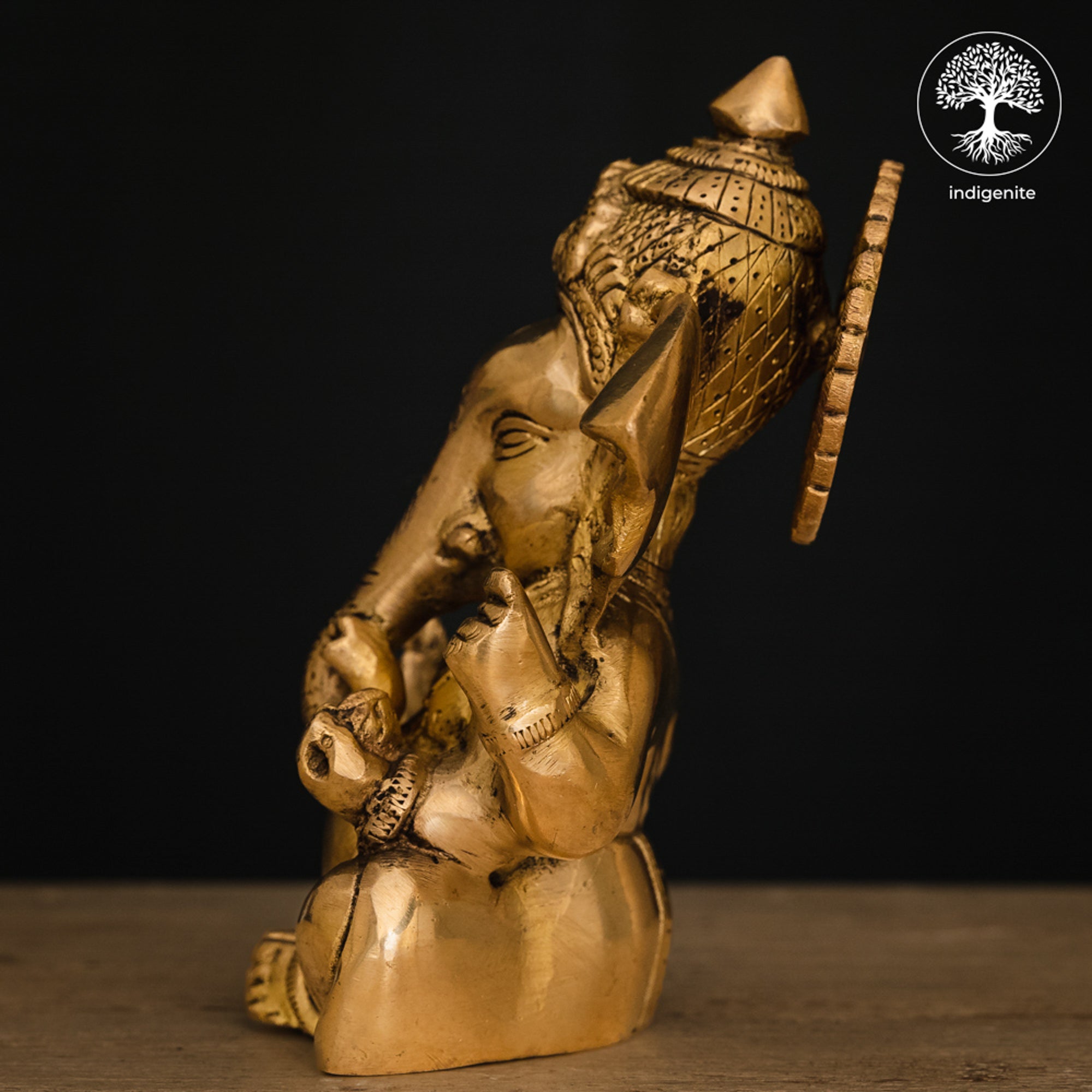 Lord Ganesh Idol - Brass Statue | 6.5 Inch