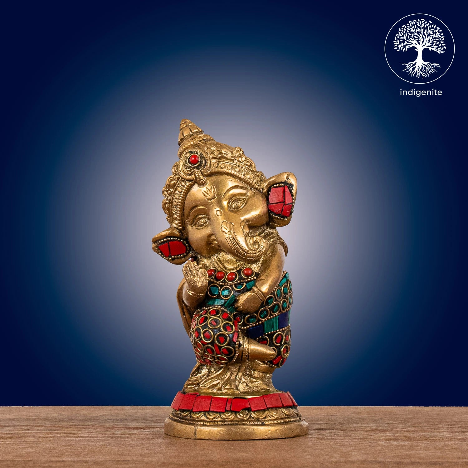 Lord Ganesh Idol Dancing - Brass Statue