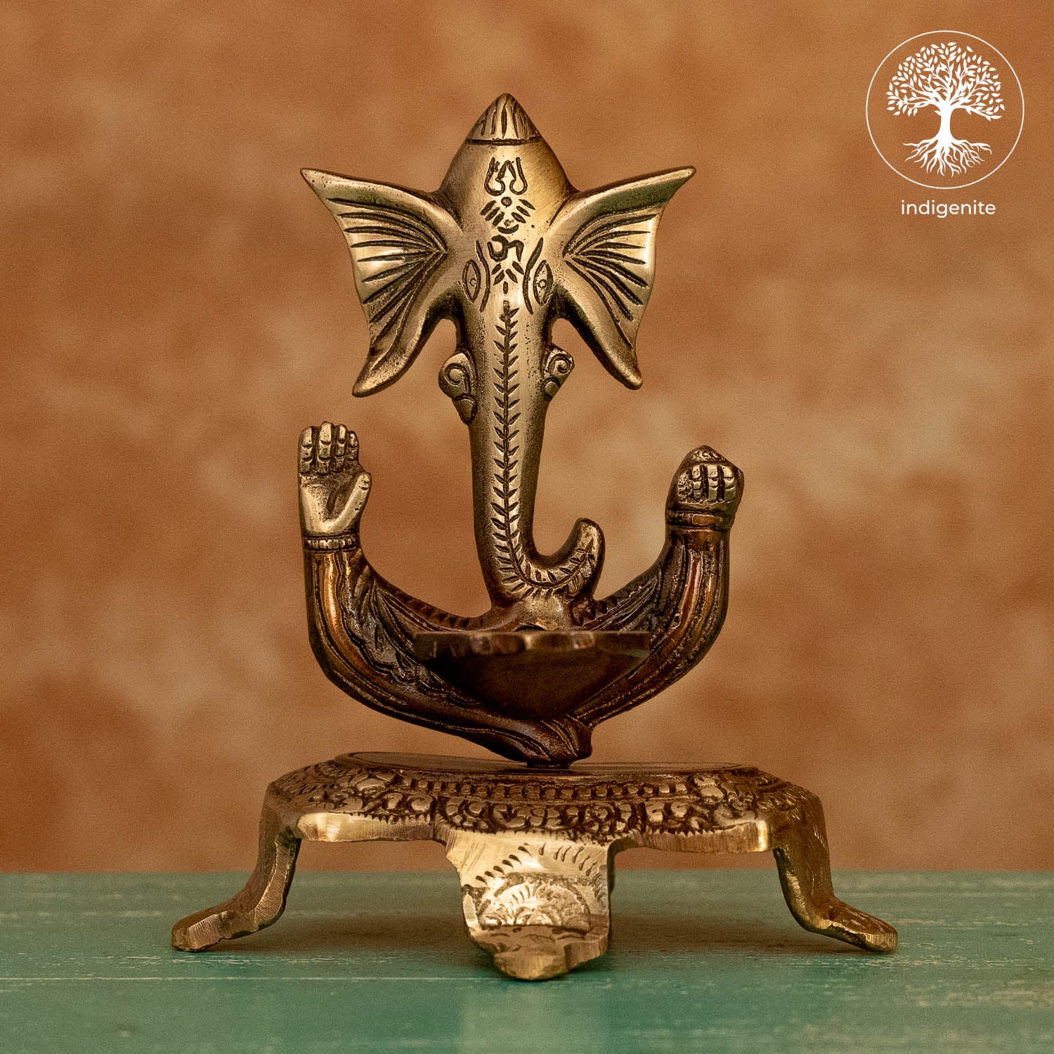 Lord Ganesh Mukh Diya - Pooja Decorative
