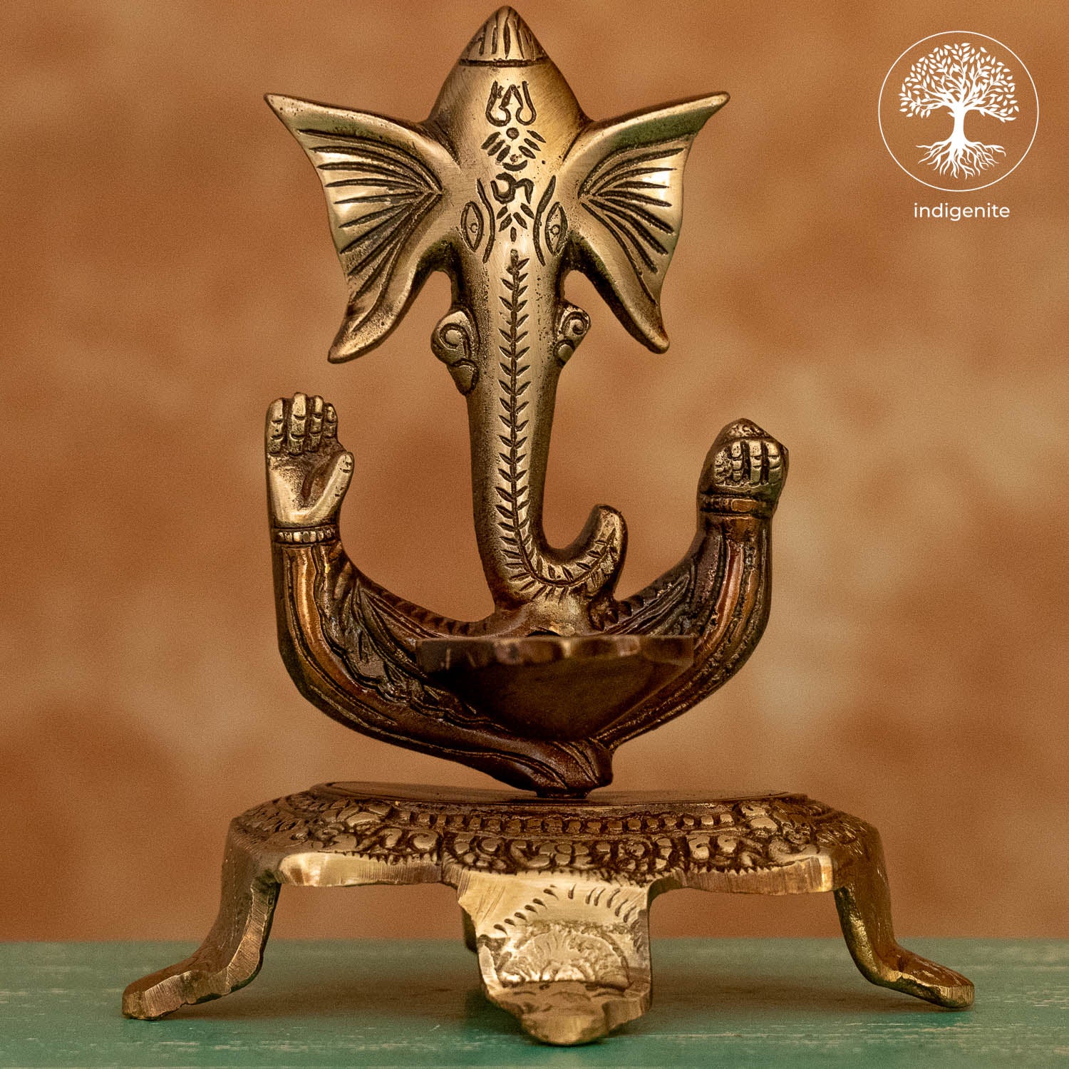 Lord Ganesh Mukh Diya - Pooja Decorative