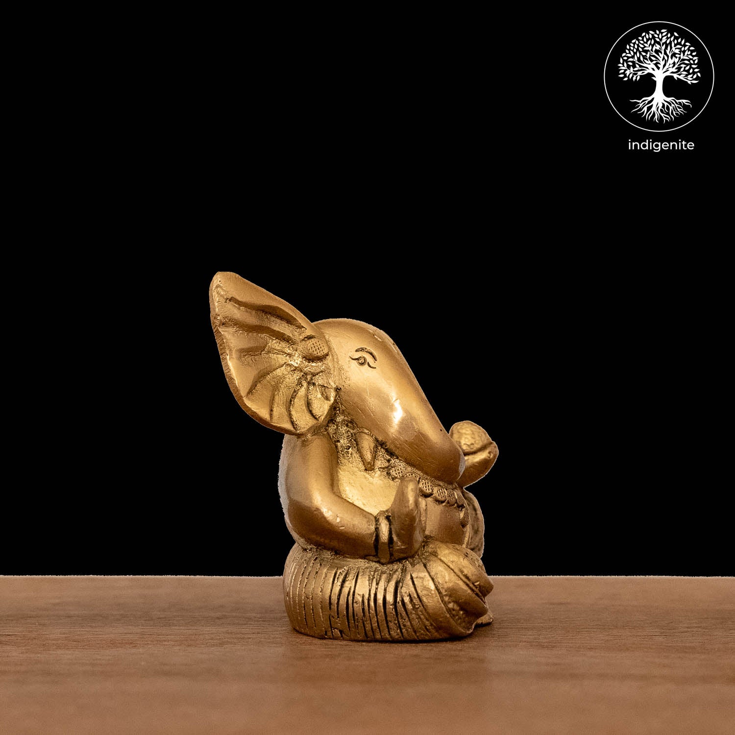 Lord Ganesh - Brass Statue | 3 Inch
