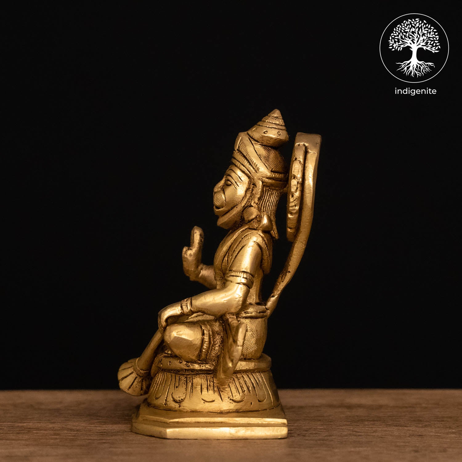 Lord Hanuman Idol - Brass Statue | 5 Inch