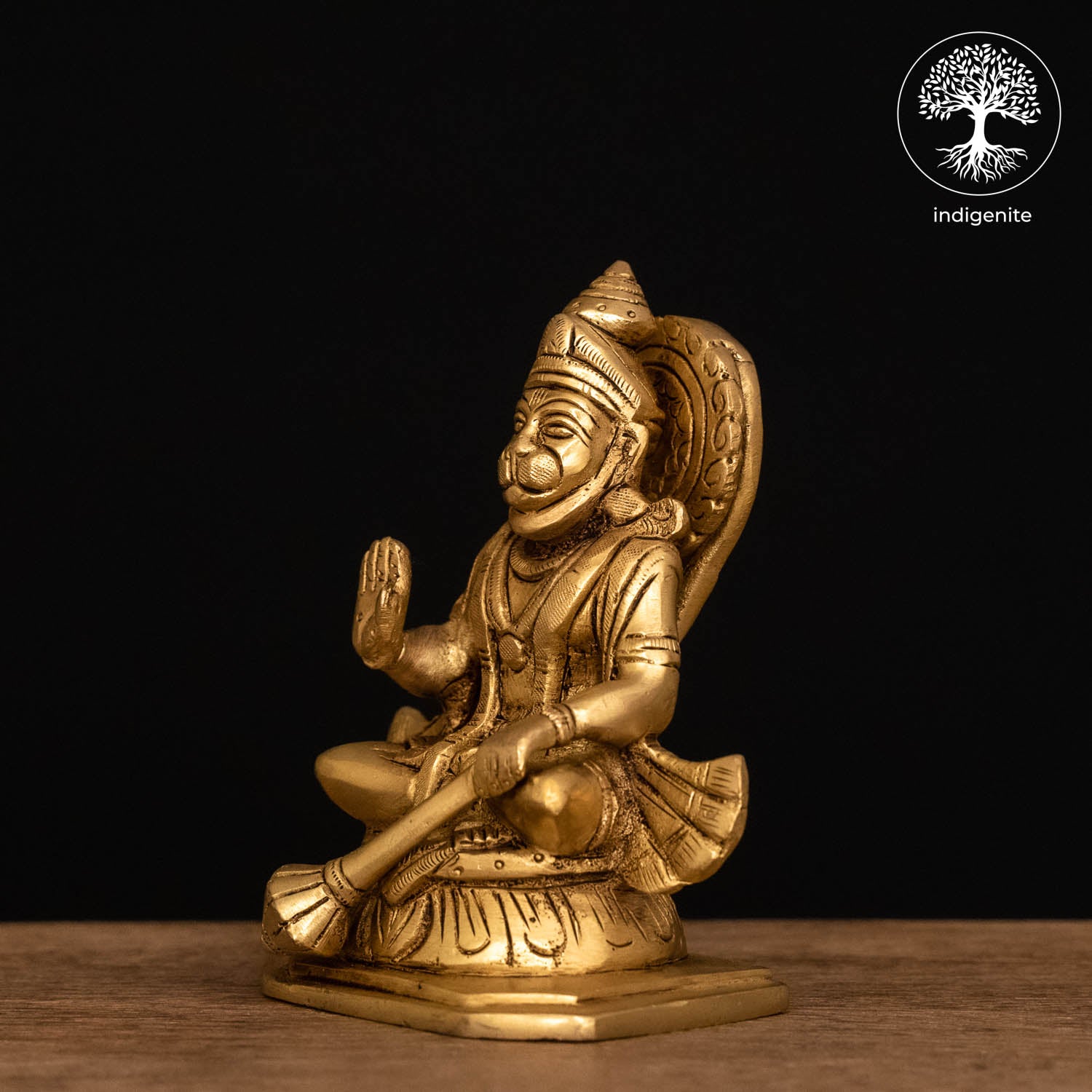 Lord Hanuman Idol - Brass Statue | 5 Inch