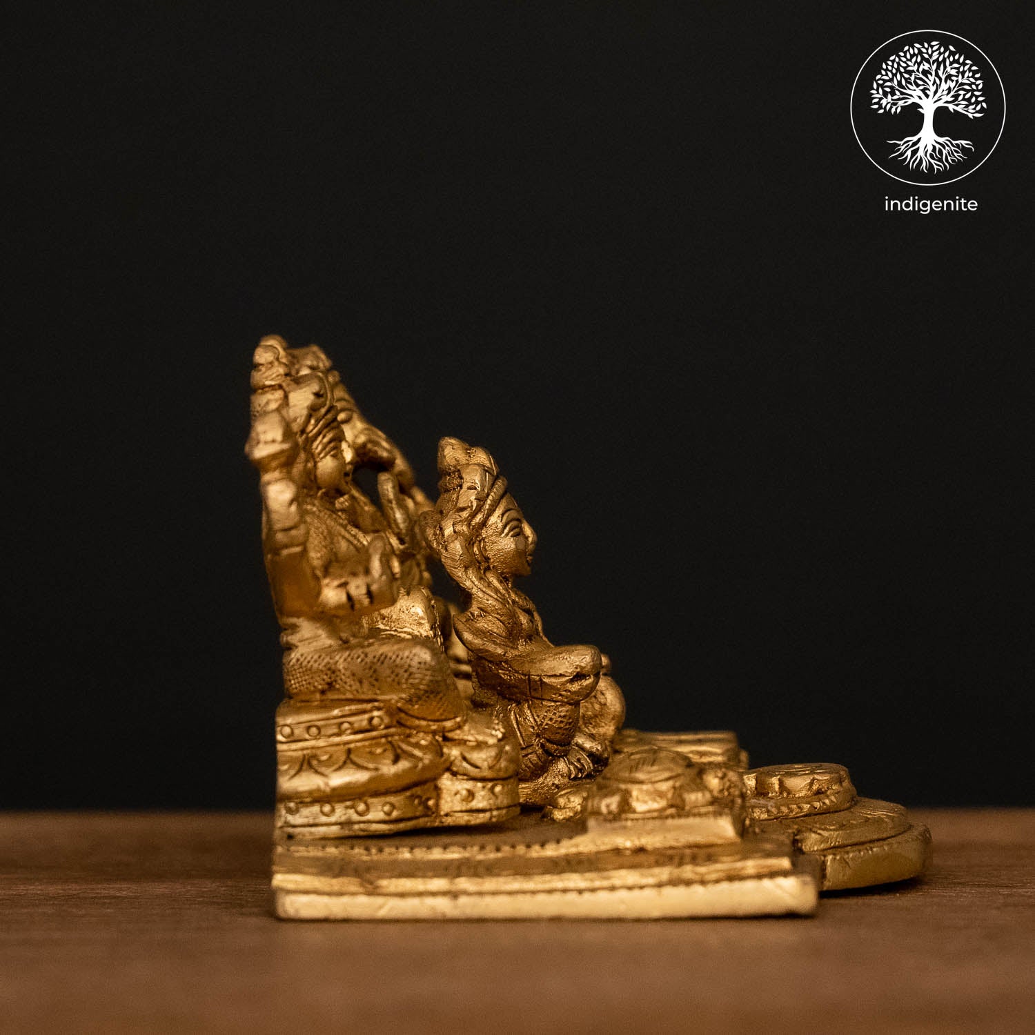 Lord Kuber Dhankunji Idols - Brass Statue