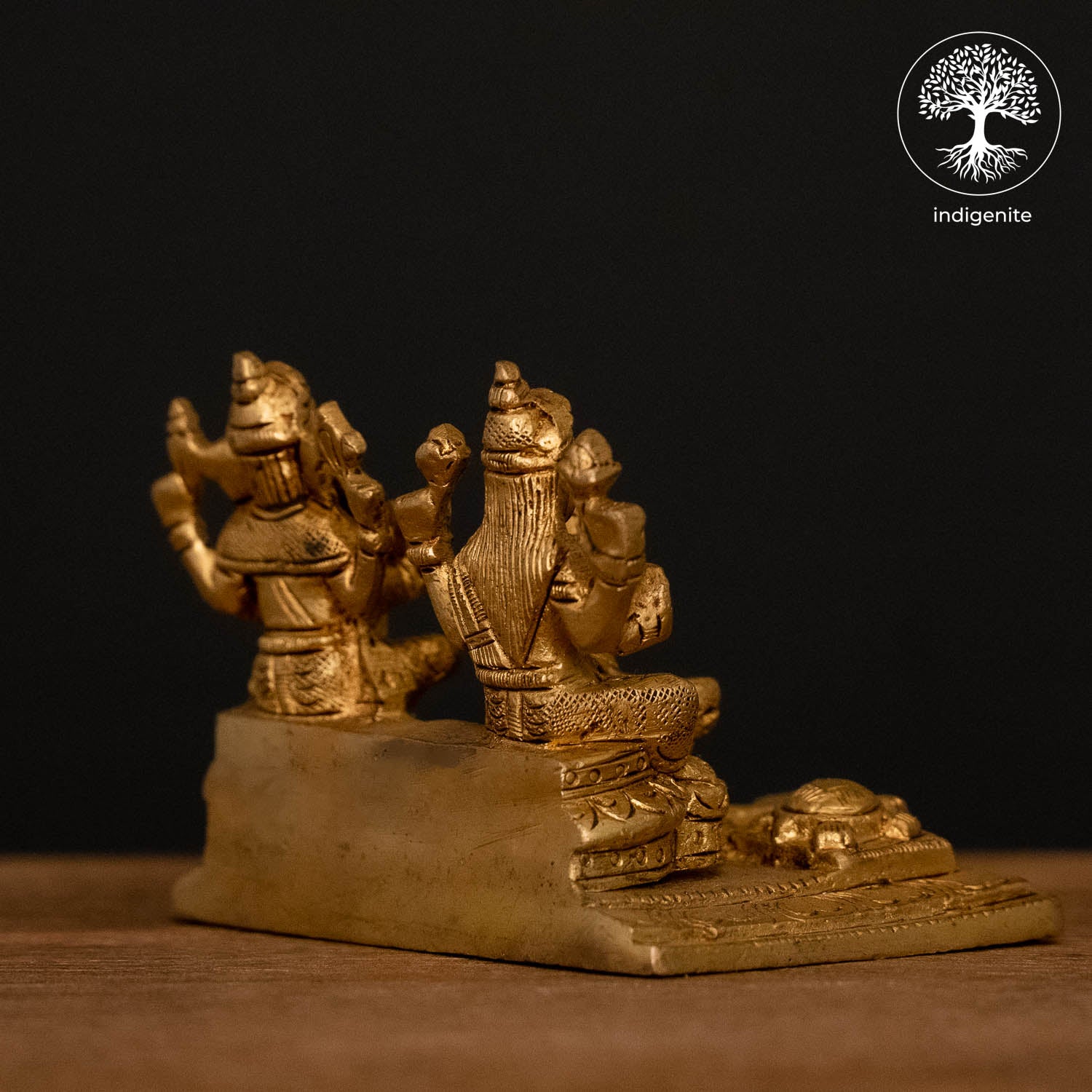 Lord Kuber Dhankunji Idols - Brass Statue