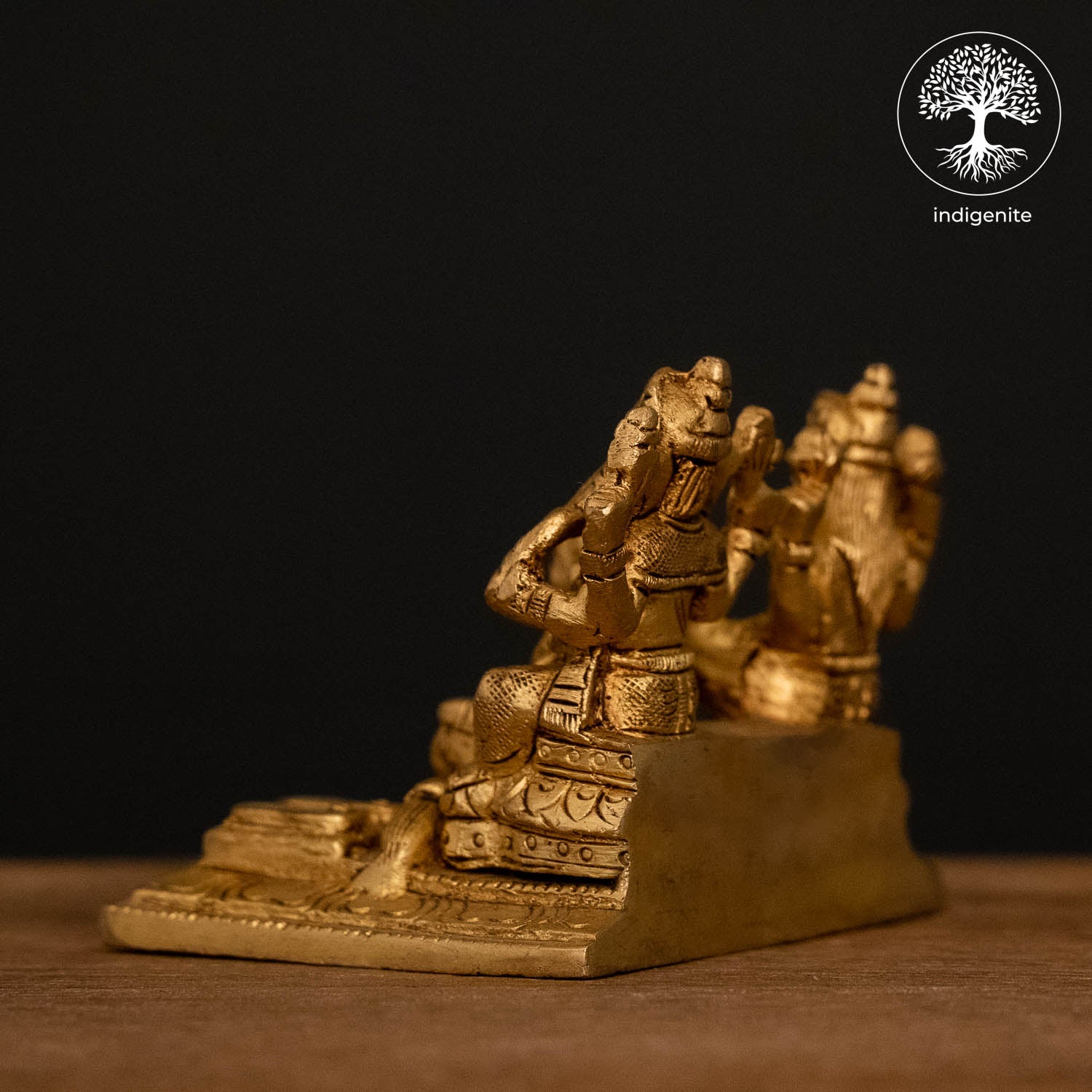 Lord Kuber Dhankunji Idols - Brass Statue