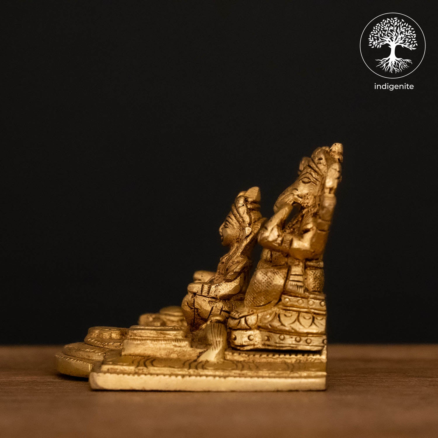 Lord Kuber Dhankunji Idols - Brass Statue