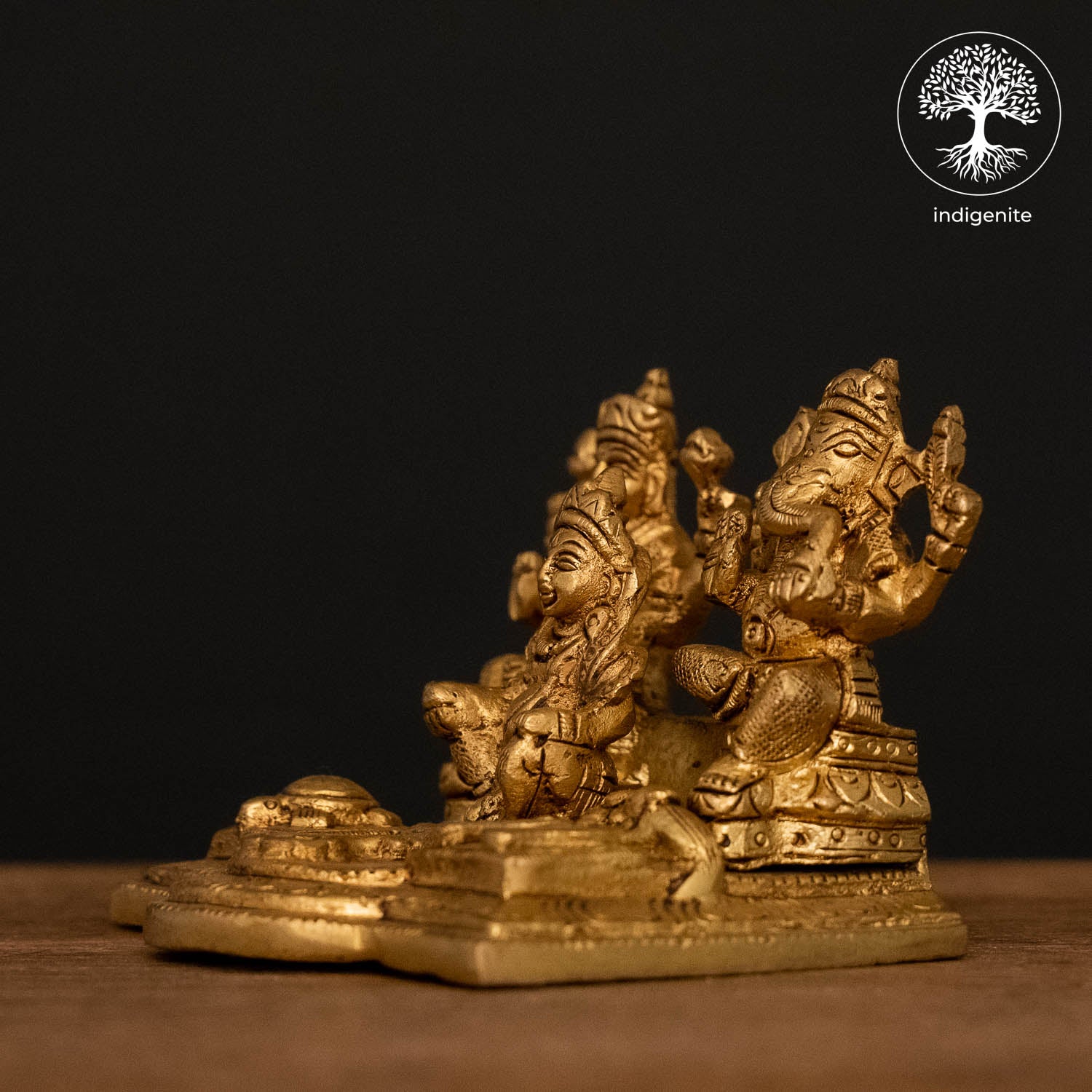 Lord Kuber Dhankunji Idols - Brass Statue