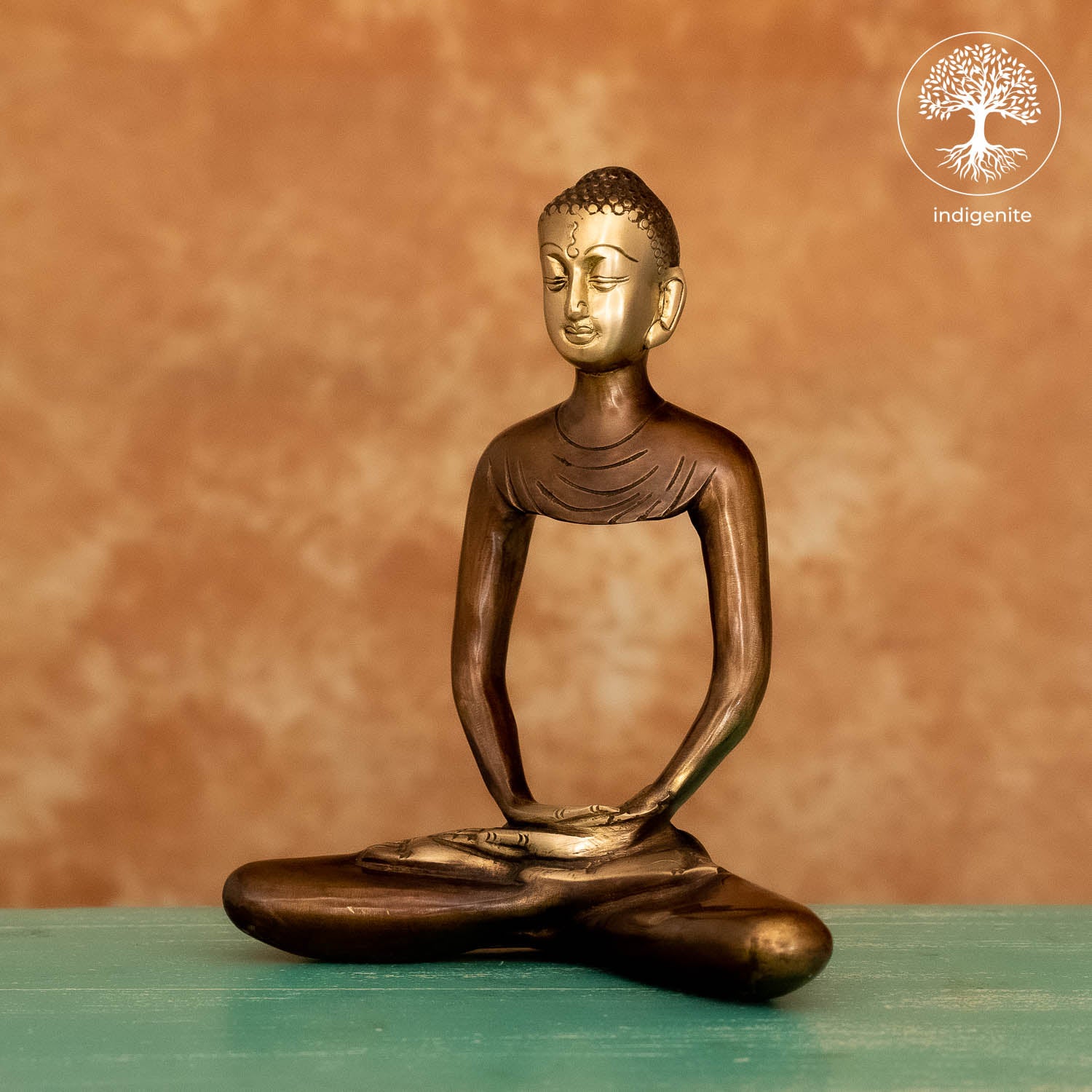 Modern Lord Buddha Idol - Brass Statue