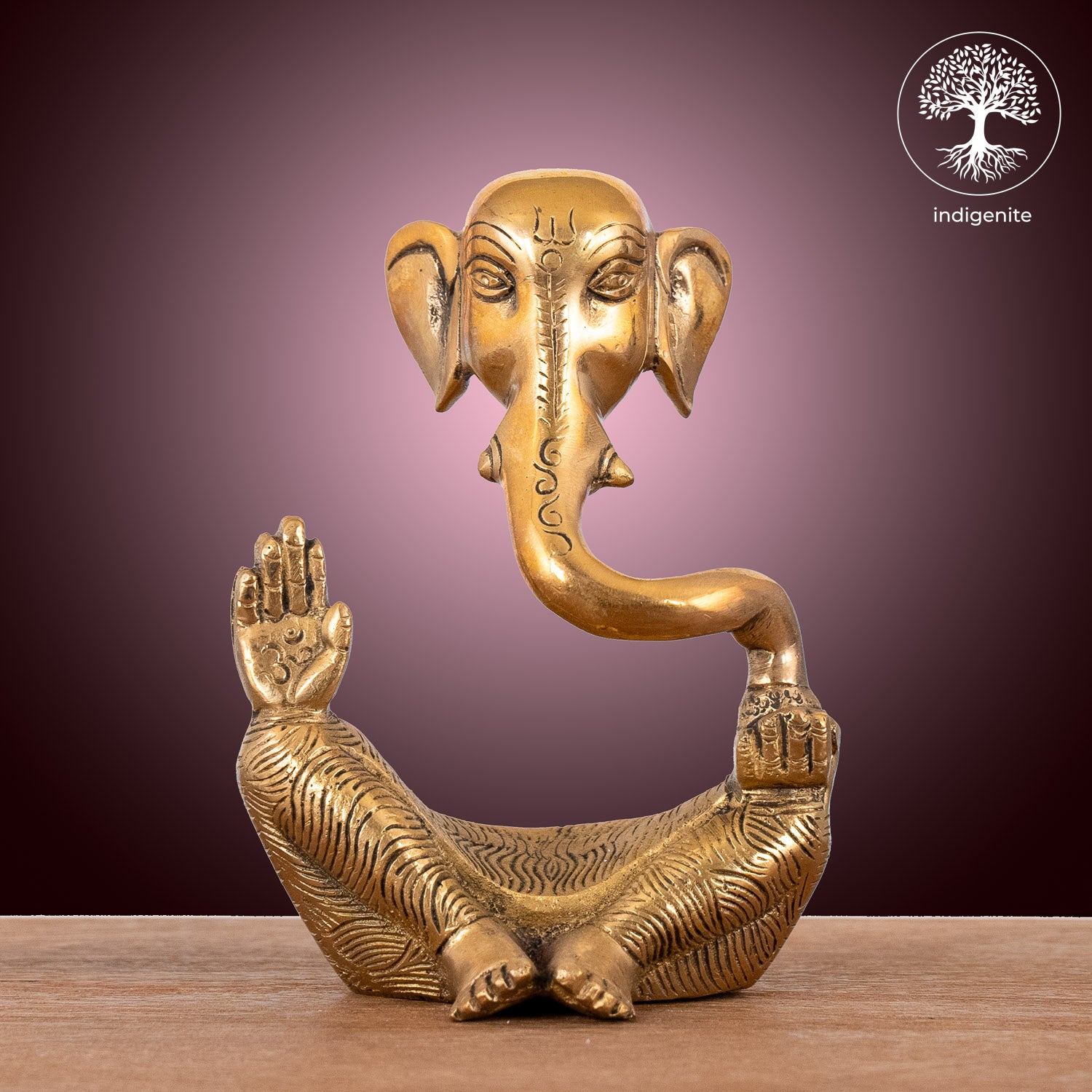 Modern Lord Ganesh Idol - Brass Statue | 6 Inch
