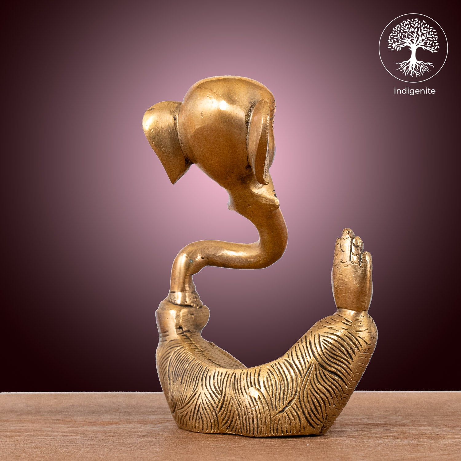 Modern Lord Ganesh Idol - Brass Statue | 6 Inch