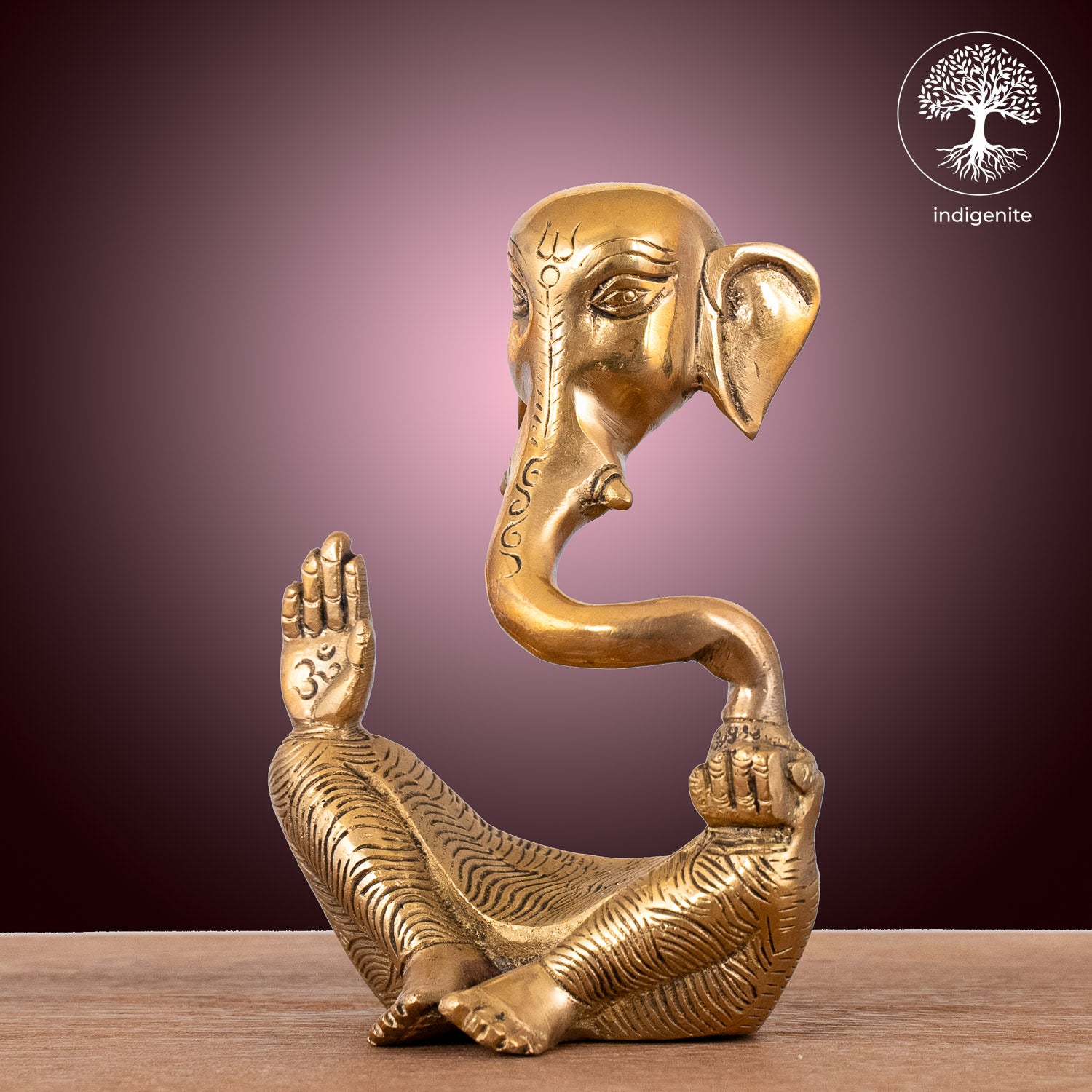 Modern Lord Ganesh Idol - Brass Statue | 6 Inch