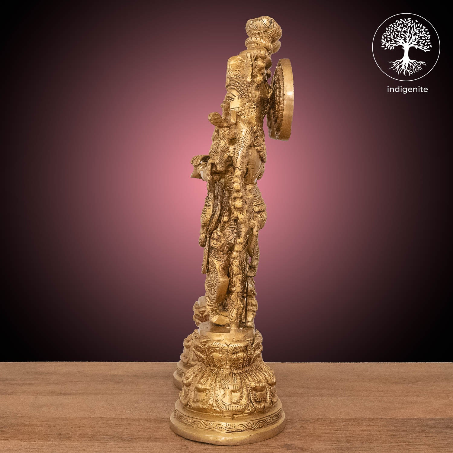 Radha Krishna Pair - Brass Statue