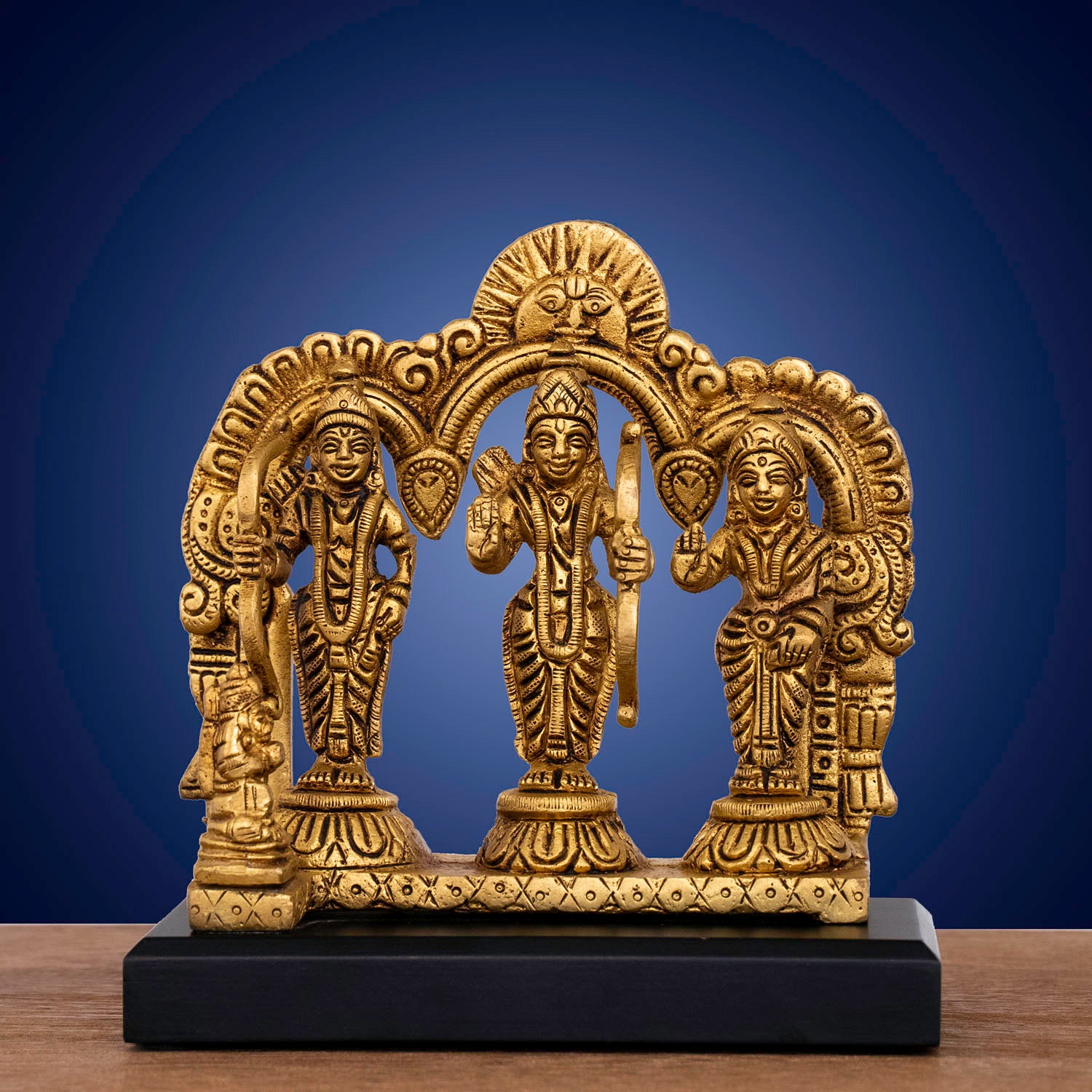 Shri Ram Darbar Idol - Brass Statue