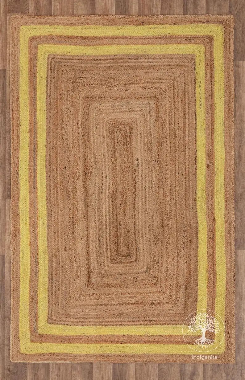 Golden Glow - Jute Braided Rugs