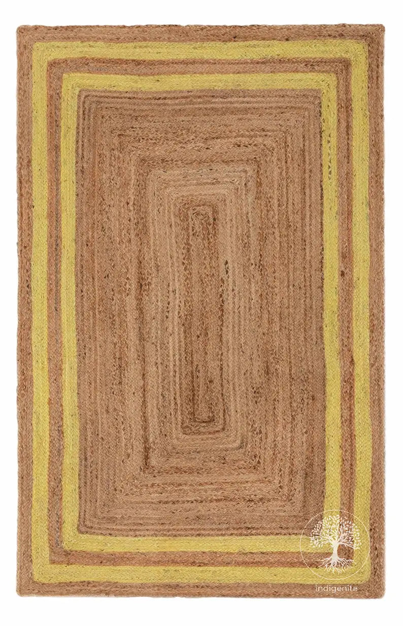 Golden Glow - Jute Braided Rugs