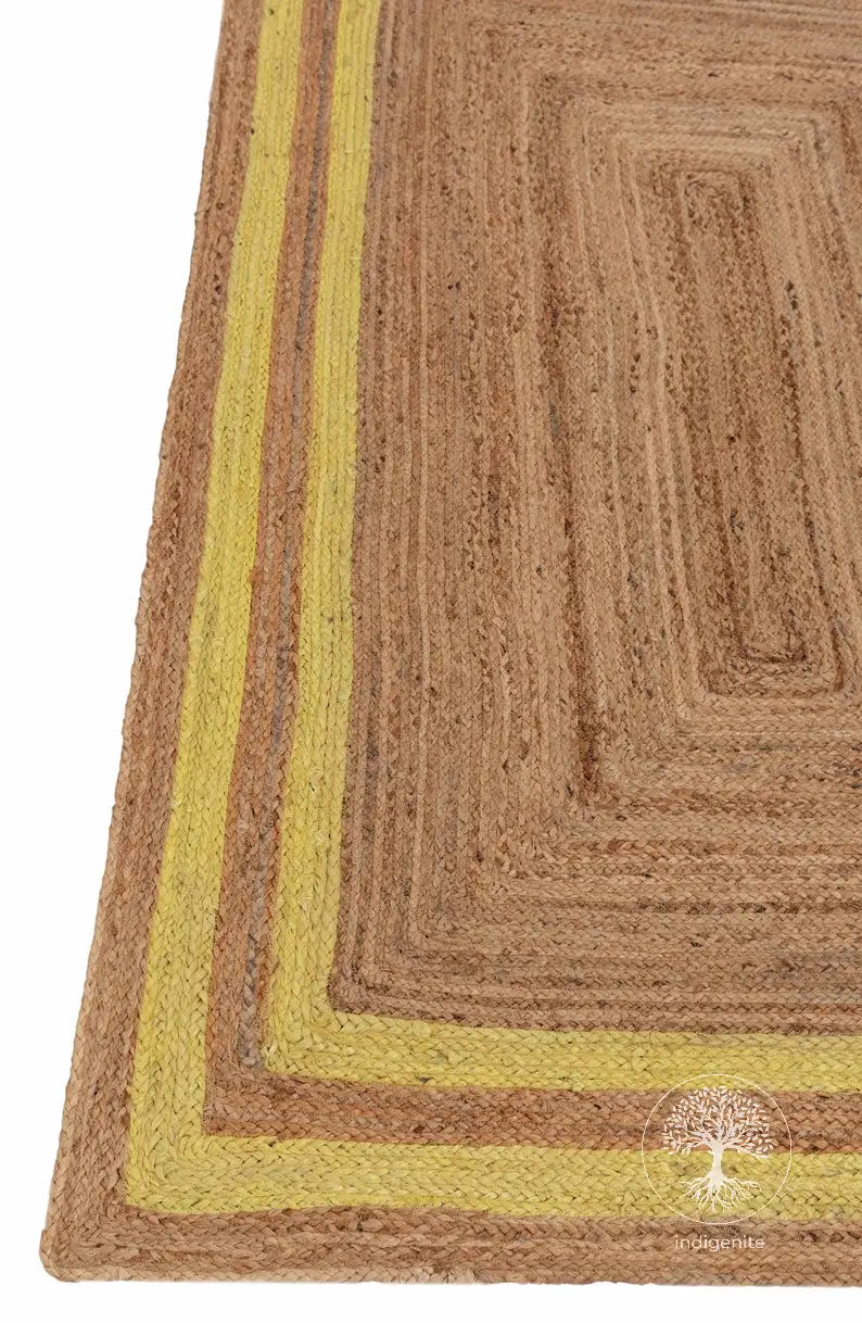 Golden Glow - Jute Braided Rugs