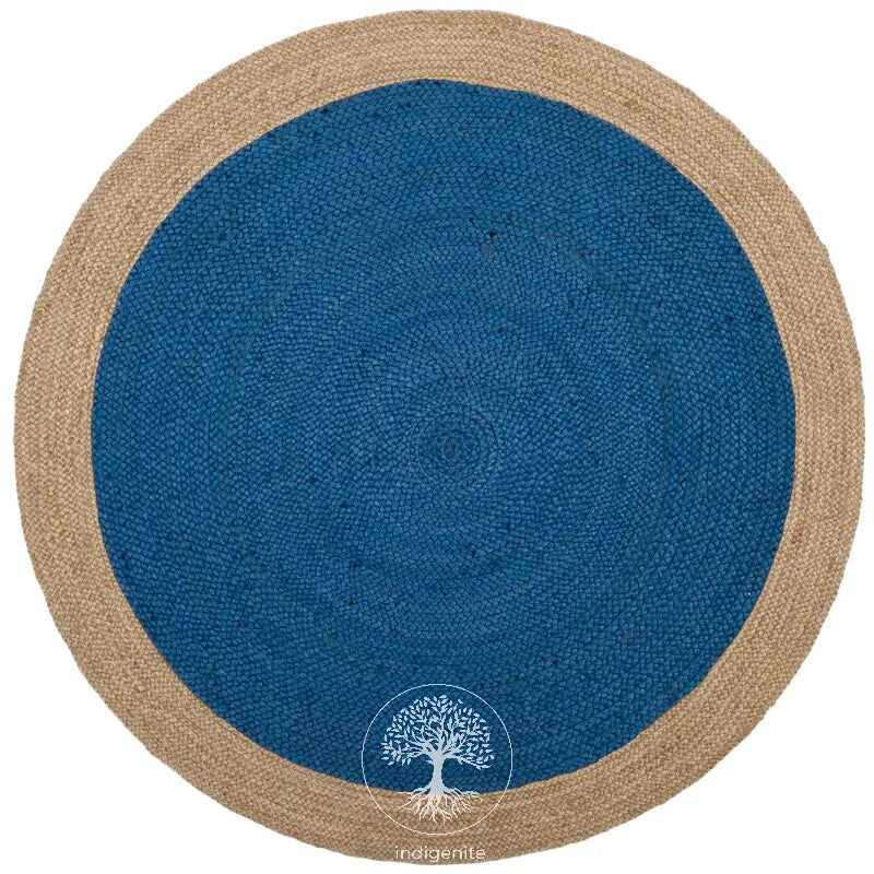 Blue Lagoon - Jute Braided Rugs