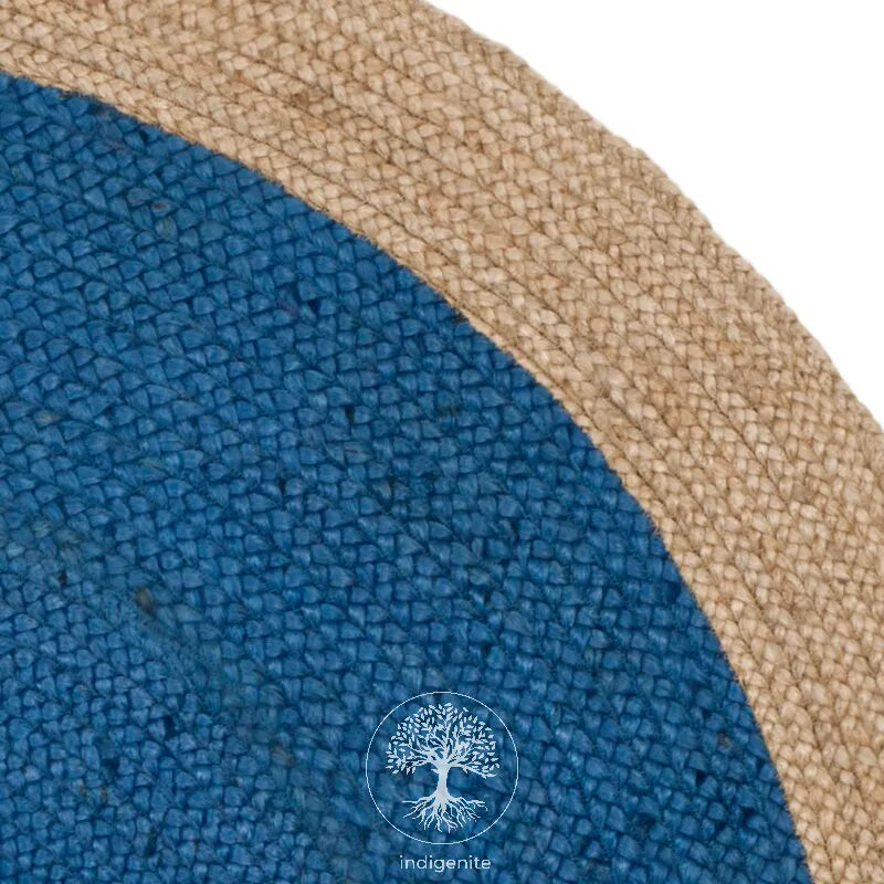 Blue Lagoon - Jute Braided Rugs