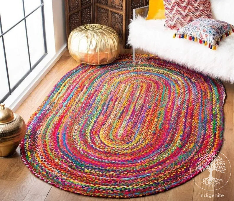 Radiant Rhapsody - Jute Braided Rugs